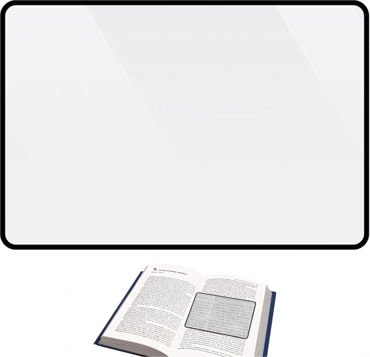 Large surface pour une lecture facile