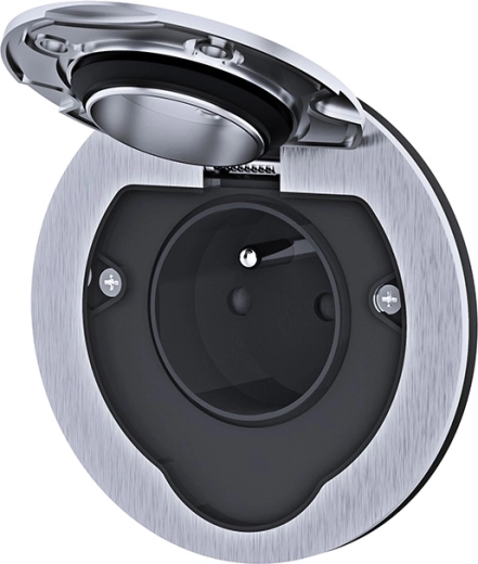Duurzame metalen afdekking met inox-look zonder zichtbare schroeven