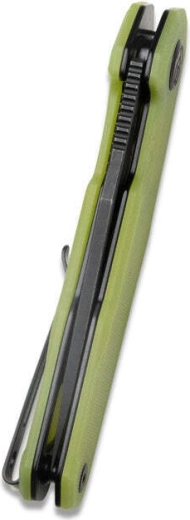 Lightweight, sturdy G10 handle with pocket clip