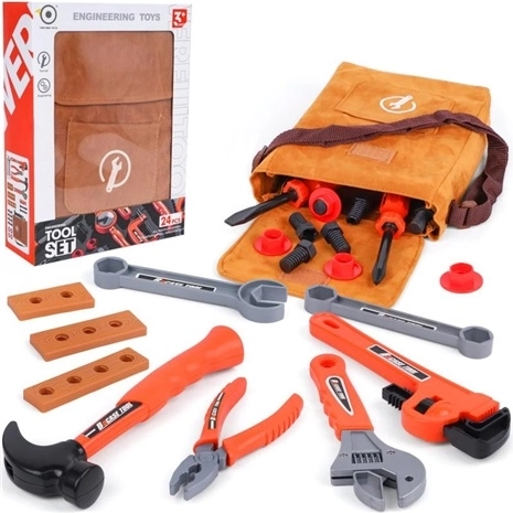 Set handgereedschap in tas, 24-delig