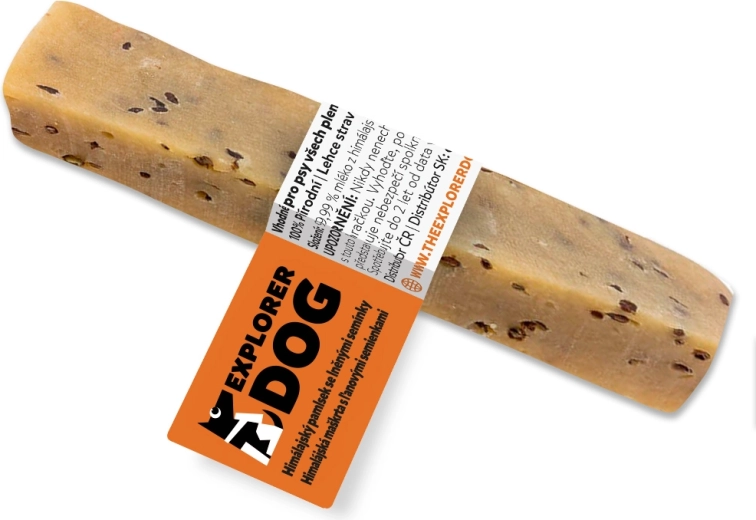 Explorer Dog friandise au fromage de l’Himalaya avec graines de lin (taille M)