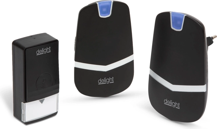 Digitaler kabelloser Kinetic-Türklingel ohne Batterie