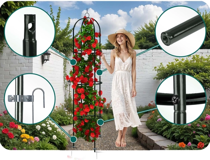 Robuste Metallkonstruktion mit Pulverbeschichtung