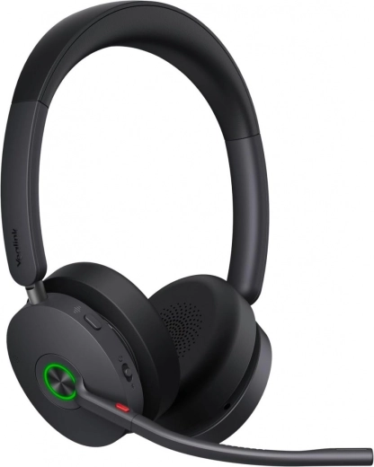 Draadloze koptelefoon Yealink BH74 zwart met standaard USB-C/A