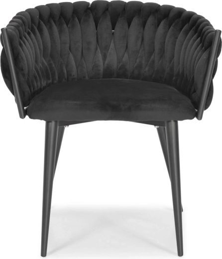 Pieds fins et stables en finition noire