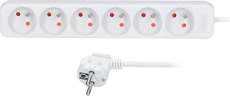 Six sockets for convenient connection