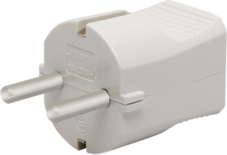 Wit opbouwstopcontact 16 A