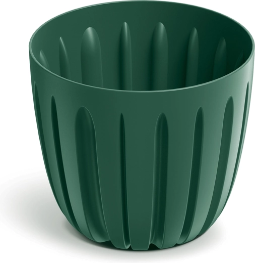 Cache-pot Wario 13,8 cm vert foncé en plastique