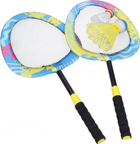 Kleurrijke badmintonset voor kinderen