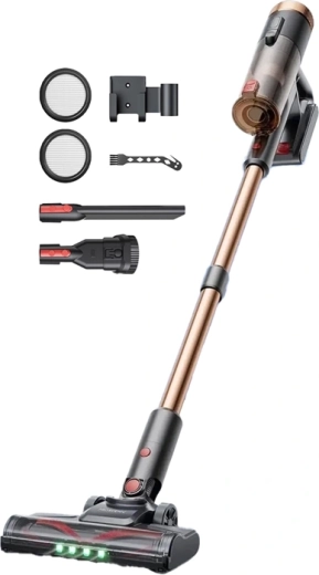 Accessories and LED floor head for detailed cleaning