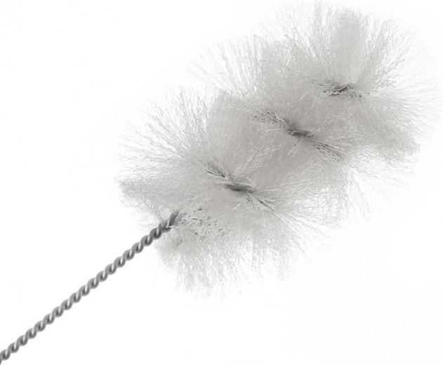 Thorough cleaning even in narrow necks