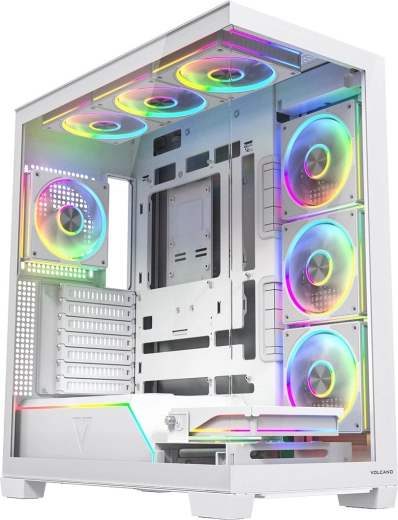 Acht ARGB‑ventilatoren voor topkoeling