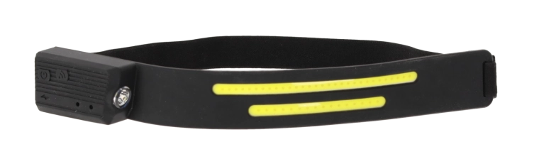 Side flashlight for precise throw