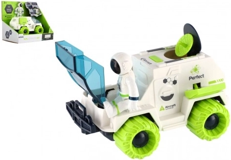 Space Car Push-and-Go Set with Astronaut and Satellite
