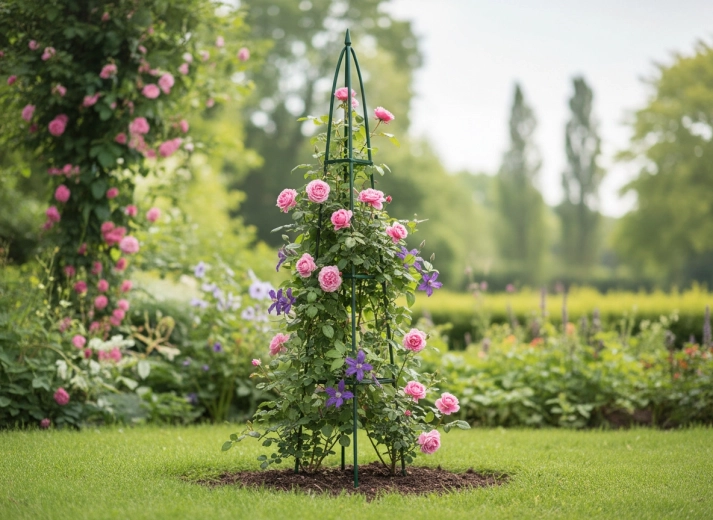 Sturdy powder-coated steel construction