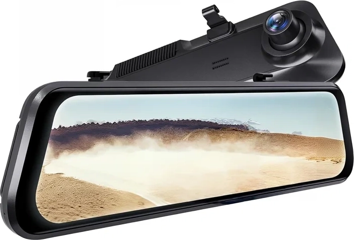 Caméra embarquée WOLFBOX G850 Pro 4K avec rétroviseur et caméra arrière 1080p