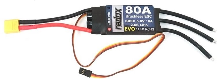 Régulateur de vitesse Redox EVO 80A pour moteurs brushless