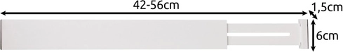 Teleskopische Länge 42–56 cm