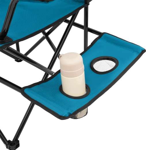 Tablette latérale pratique et plusieurs porte-gobelets