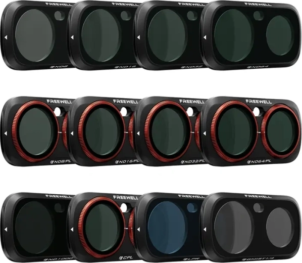 Freewell filter set for Insta360 Luna Ultra (12 pcs)