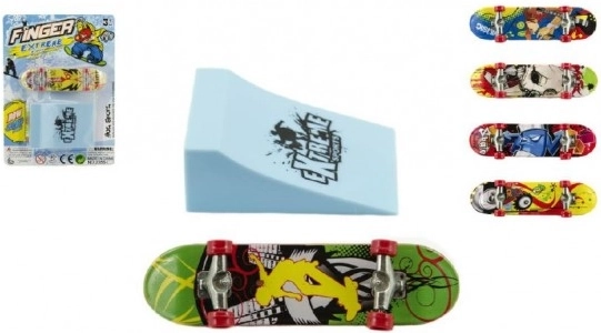 finger skateboard with ramp for kids 10 cm