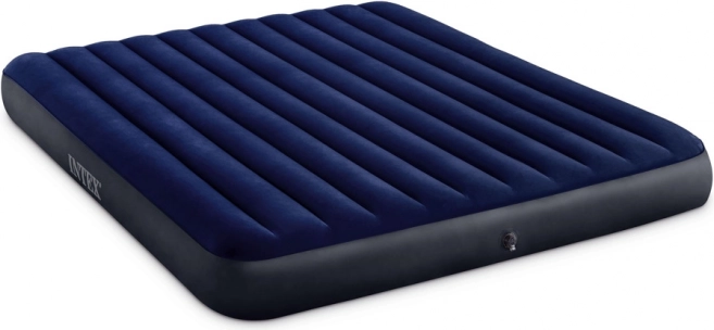 Opblaasbaar Double Luchtbed Velours 203x183 cm INTEX