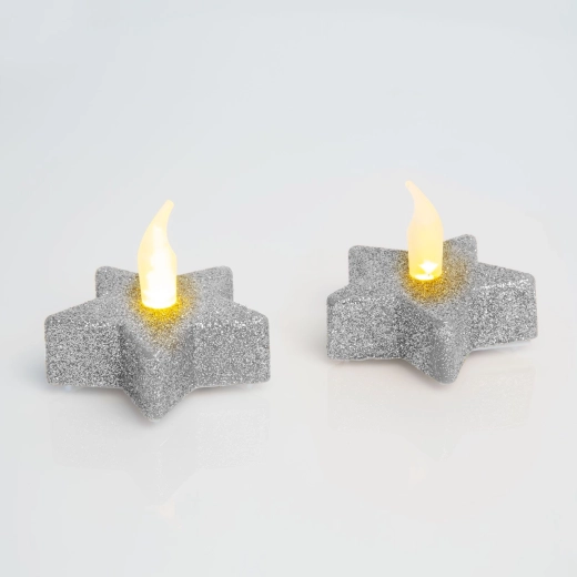LED-Teelicht in Sternform - 1 Stück