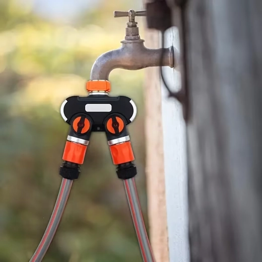 Two outlets from one faucet