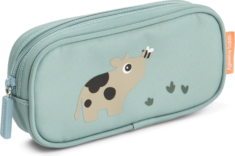 Trousse Done by Deer Tiny farm bleue