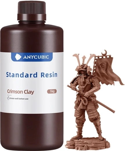 Anycubic Standard Resin Harz für LCD/DLP 3D-Druck (Crimson Clay / karminrote Tonerde)