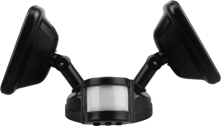 Wide and targeted lighting thanks to the dual head