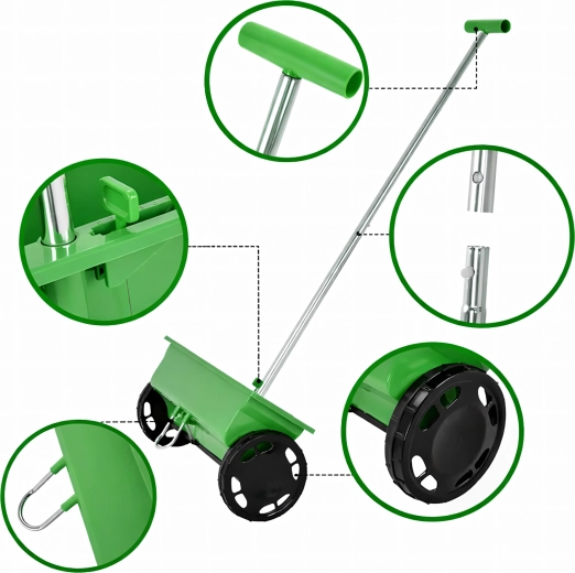 Bequemer T‑Griff und verstellbarer Handgriff