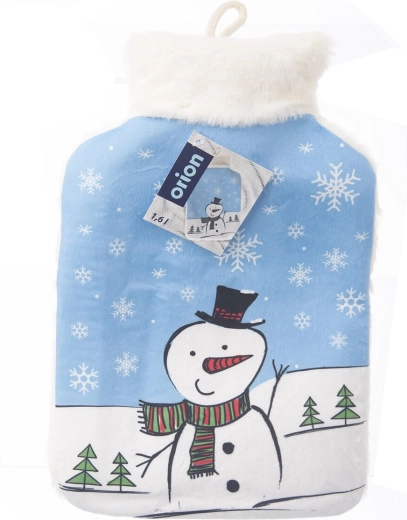 Design hivernal avec bonhomme de neige