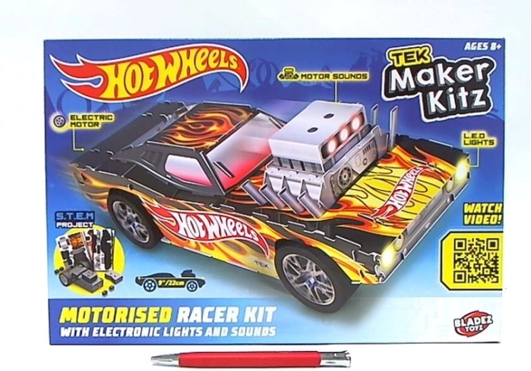 Hot Wheels Bladez Rodger Dodger – building set with lights and sound