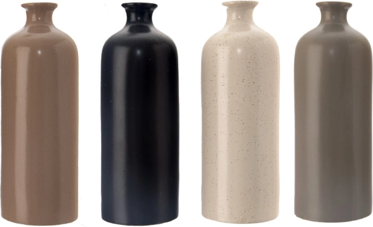 Porzellanvase 23 cm, Mix aus 4 Varianten
