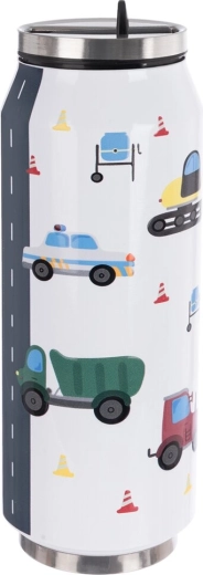 Edelstahl-Thermosflasche in Dosenform 0,4 l Autos
