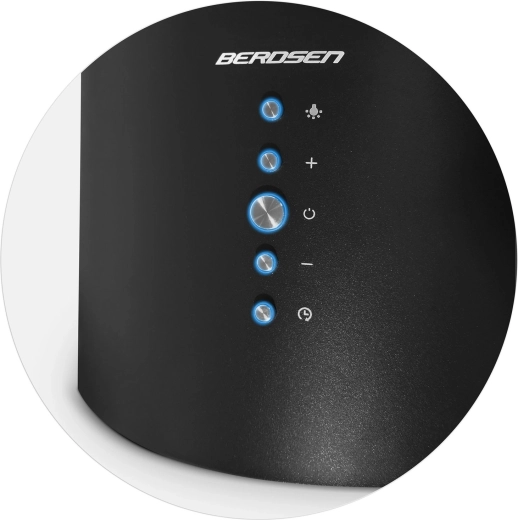 Commande tactile et 3 niveaux de puissance