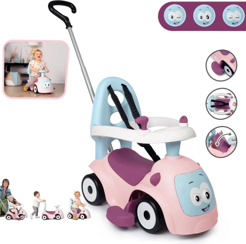 Rider SMOBY Maestro 3-in-1 Pink