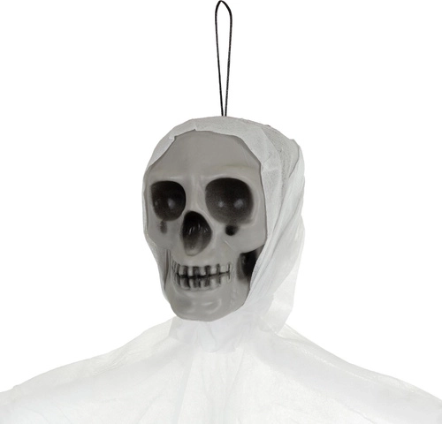 Realistischer „Geist“ mit Totenkopf und Händen