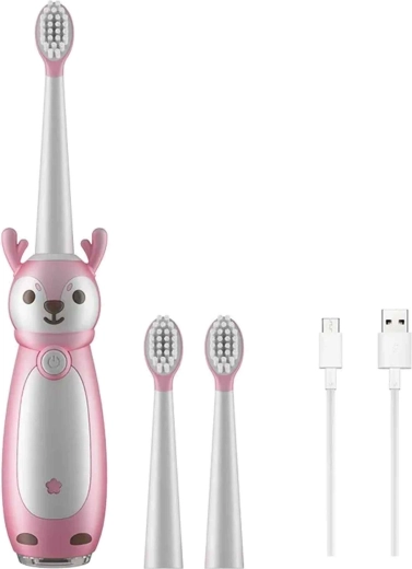 3 replaceable brush heads in the package