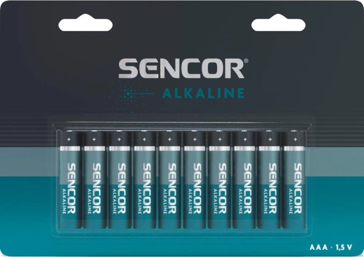 Sencor alkaline batterijen AAA LR03, 10 stuks