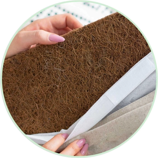 Natuurlijke vulling van kokosvezel