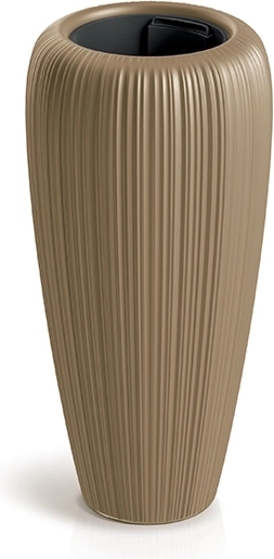Pot de fleurs Orobo 29 cm, caramel