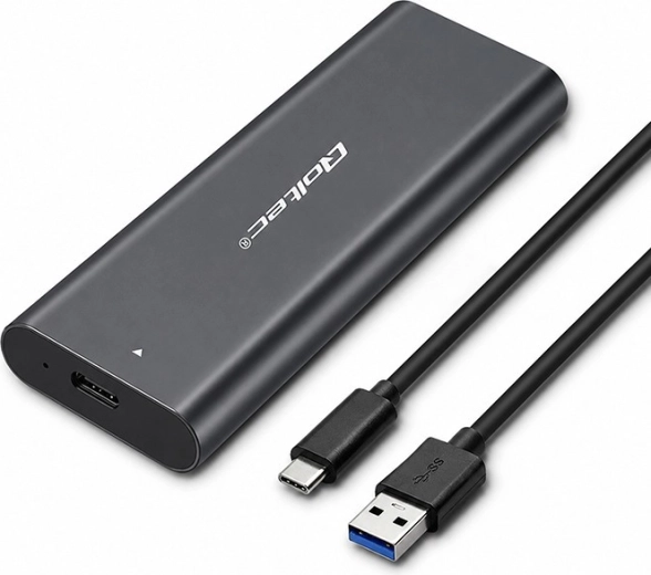 Qoltec external aluminum enclosure for M.2 NVMe SSD with USB-C