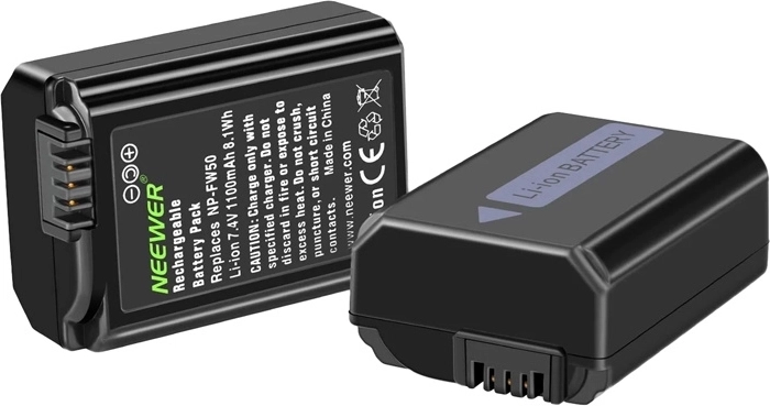 Betrouwbare NP-FW50-batterijen met beveiliging