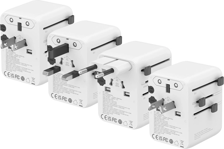 Universelle Stecker UK/EU/US/AU für Reisen
