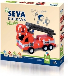 Seva Doprava – brandweer, bouwset 545 stukjes