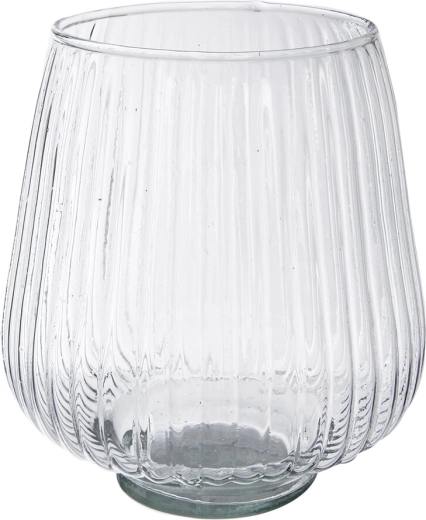 Recycled glass vase 17 × 17 × 19 cm (assortment of 3 variants)