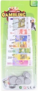 Speelgeld euro – bankbiljetten en munten