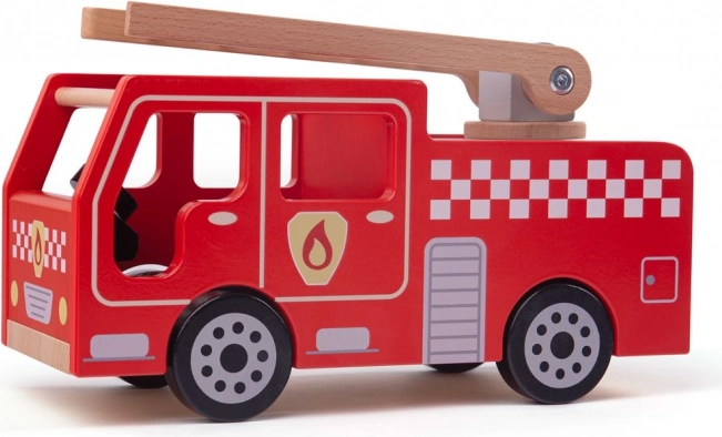 Wooden Fire Truck for Children